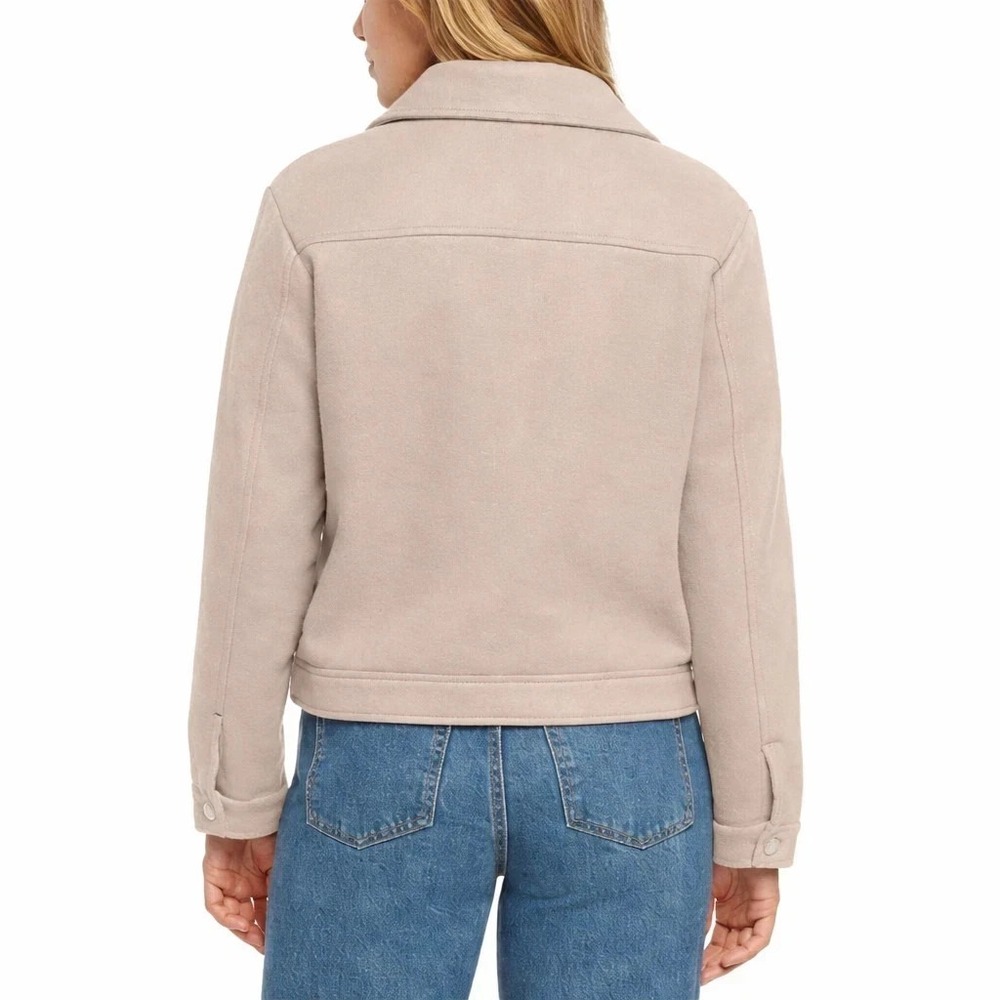 Banana Republic Women's Full Front Zip Jacket Taupe Size XL NWT - Picture 4 of 10